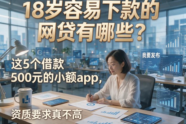 18岁容易下款的网贷有哪些?这5个借款500元的小额app,资质要求真不高
