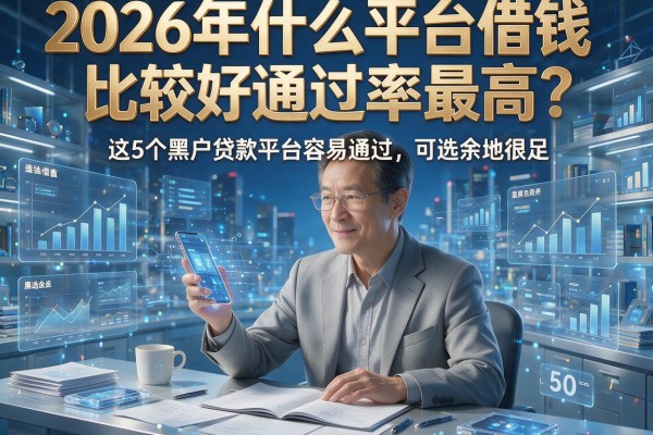 2026年什么平台借钱比较好通过率最高?这5个黑户贷款平台容易通过,可选余地很足!