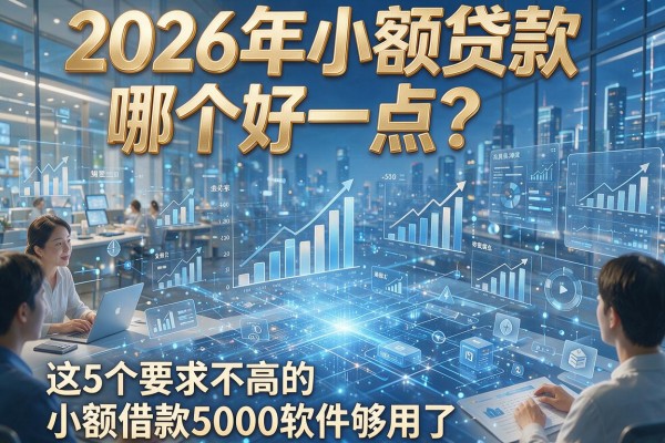 2026年小额贷款哪个好一点?这5个要求不高的小额借款5000软件够用了!