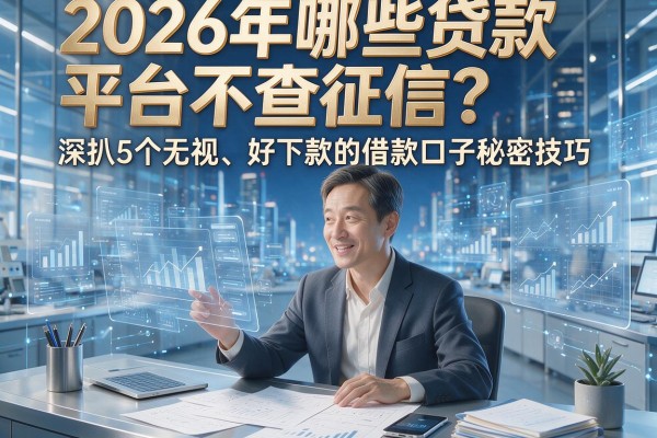 2026年哪些贷款平台不查征信?深扒5个无视、好下款的借款口子秘密技巧!