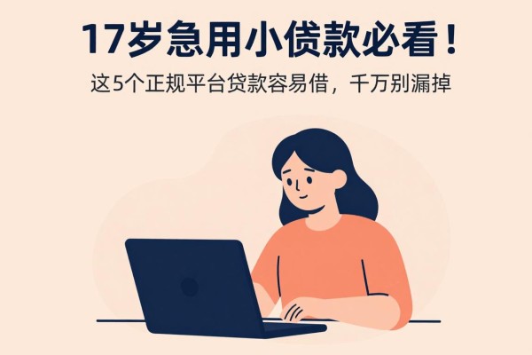 17岁急用小额贷款必看！这5个正规平台贷款容易借，千万别漏掉