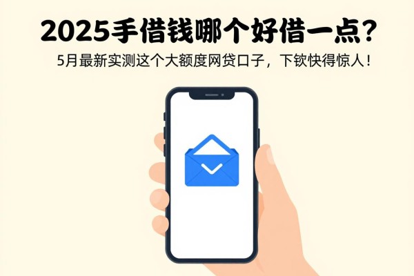 2025手机借钱哪个好借一点?5月最新实测这5个大额度网贷口子,下款快得惊人!