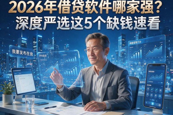 2026年借贷软件哪家强?深度严选这5个,缺钱速看!