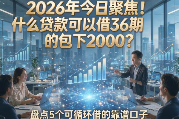 2026年今日聚焦!什么贷款可以借36期的包下2000?盘点5个可循环借的靠谱口子