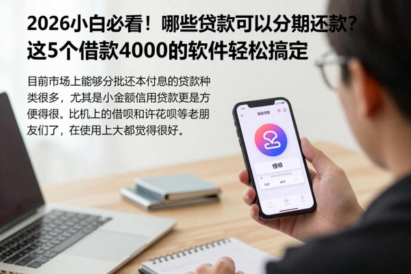 2026小白必看!哪些贷款可以分期还款?这5个借款4000的软件轻松搞定