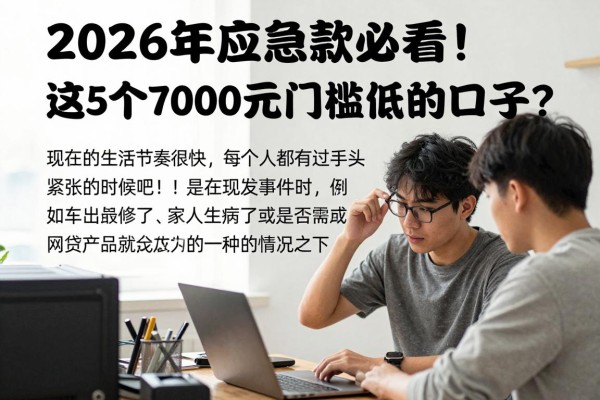 2026年应急借款必看!这5个7000元门槛低的口子,快速放款的网贷有哪些?
