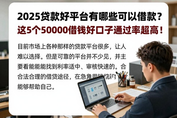 2025贷款好平台有哪些可以借款?这5个50000借钱好口子通过率超高!