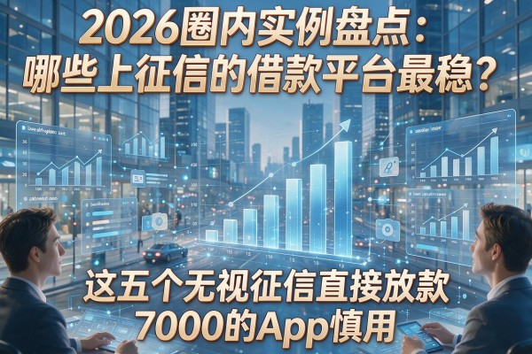 2026圈内实例盘点:哪些上征信的借款平台最稳?这五个无视征信直接放款7000的App慎用!