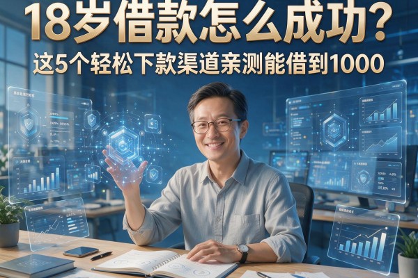 18岁借款怎么成功?这5个轻松下款渠道亲测能借到1000!