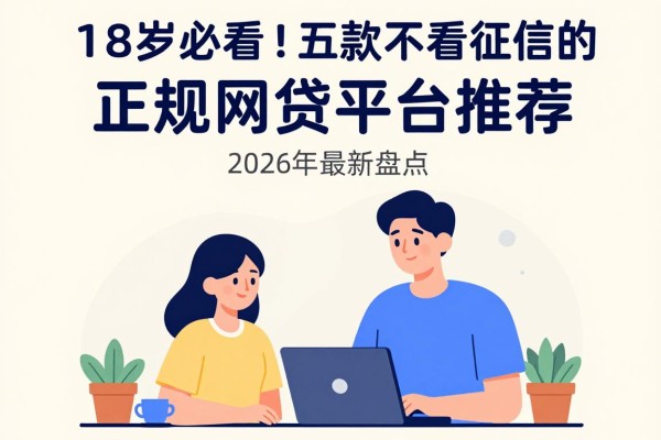 18岁必看!五款不看征信的正规网贷平台推荐,2026年最新盘点