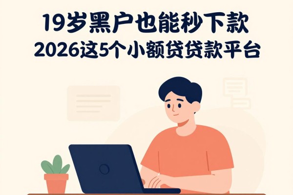 19岁黑户也能秒下款!2026这5个小额贷款平台,2000元额度速抢