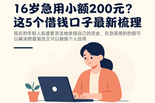 16岁急用小额2000元？这5个借钱口子必记，4月最新梳理！