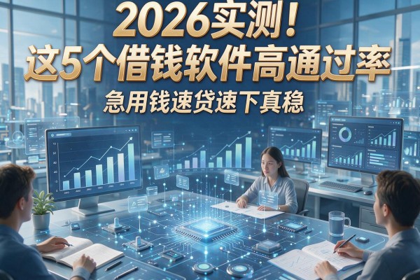 2026实测!这5个借钱软件高通过率,急用钱速贷速下真稳!