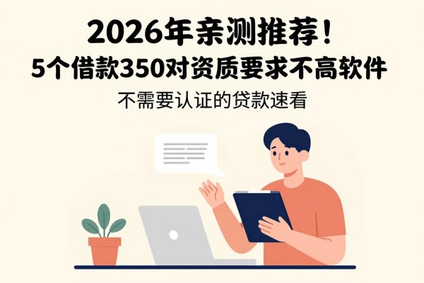 2026年亲测推荐!5个借款3500对资质要求不高的软件,不需要认证的贷款速看
