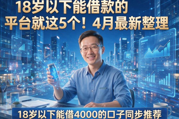 18岁以下能借款的平台就这5个！4月最新整理，18岁以下能借4000的口子同步推荐