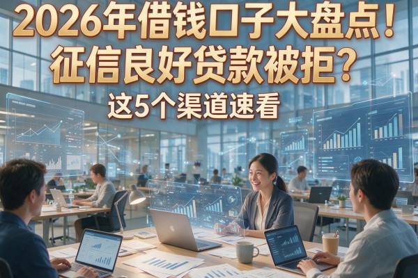 2026年借钱口子大盘点!征信良好贷款被拒?这5个渠道速看