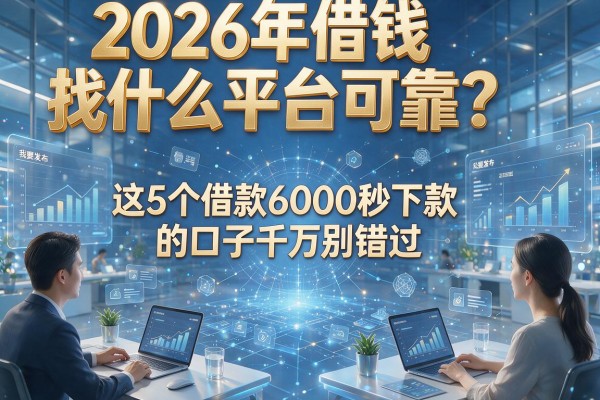 2026年借钱找什么平台可靠?这5个借款6000秒下款的口子千万别错过