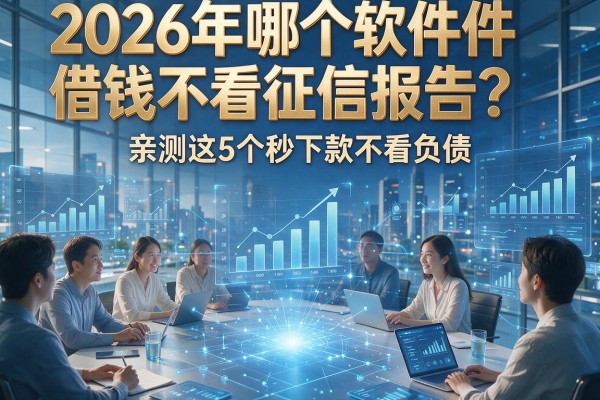 2026年哪个软件借钱不看征信报告?亲测这5个秒下款不看负债!