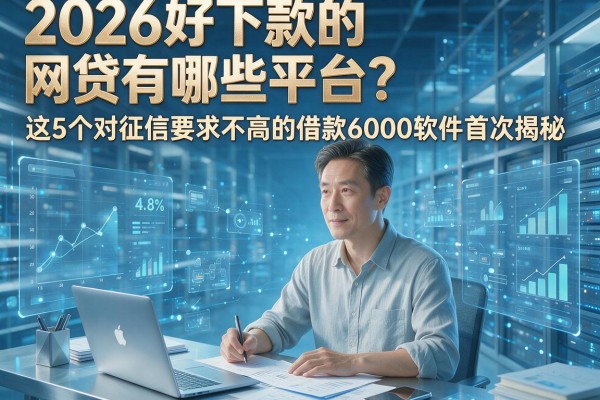 2026好下款的网贷有哪些平台?这5个对征信要求不高的借款6000软件首次揭秘