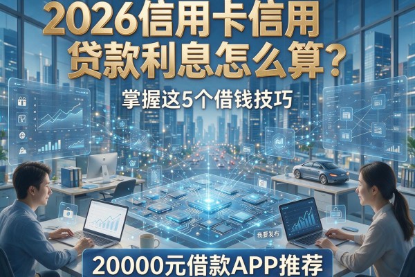 2026信用卡信用贷款利息怎么算？掌握这5个借钱技巧，20000元借款APP推荐！