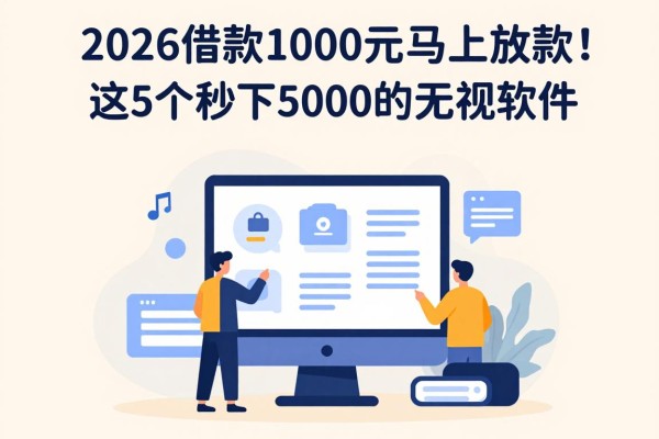 2026借款1000元马上放款!这5个秒下5000的无视软件,2026年最新亲测顺手