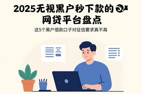 2025无视黑户秒下款的网贷平台盘点,这5个黑户借款口子对征信要求真不高