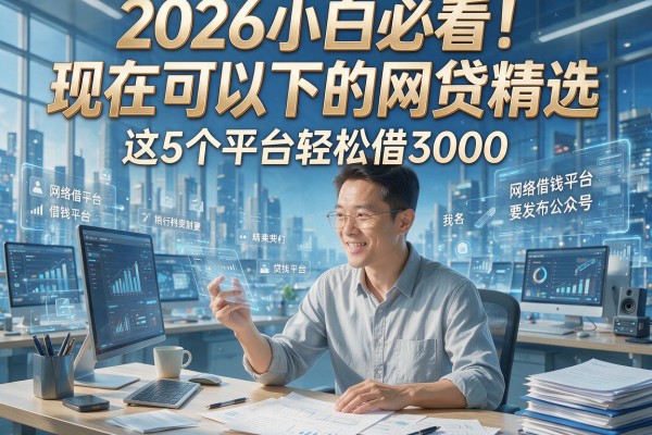 2026小白必看!现在可以下的网贷精选,这5个平台轻松借3000