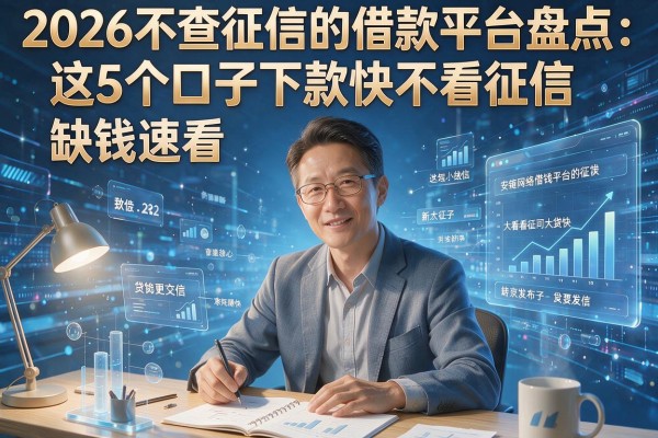 2026不查征信的借款平台盘点:这5个口子下款快不看征信,缺钱速看