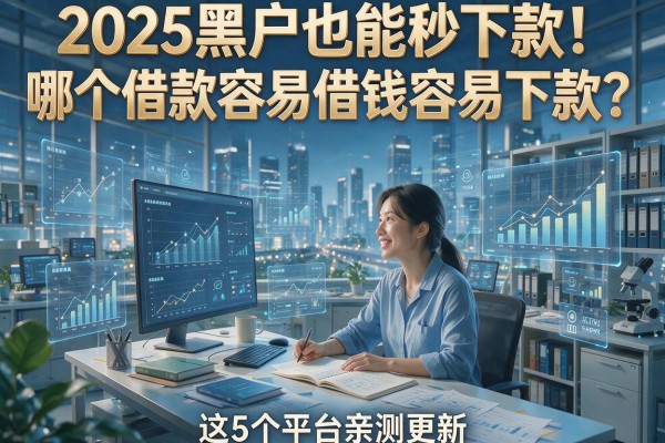 2025黑户也能秒下款!哪个借款容易借钱容易下款?这5个平台亲测更新