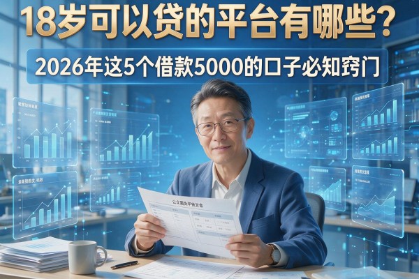 18岁可以贷的平台有哪些？2026年这5个借款5000的口子必知窍门