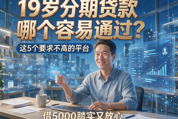 19岁分期贷款哪个容易通过?这5个要求不高的平台,借5000踏实又放心!