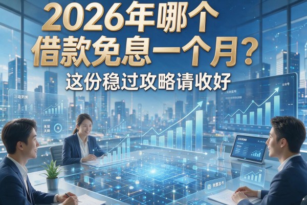 2026年哪个借款免息一个月?这份稳过攻略请收好!