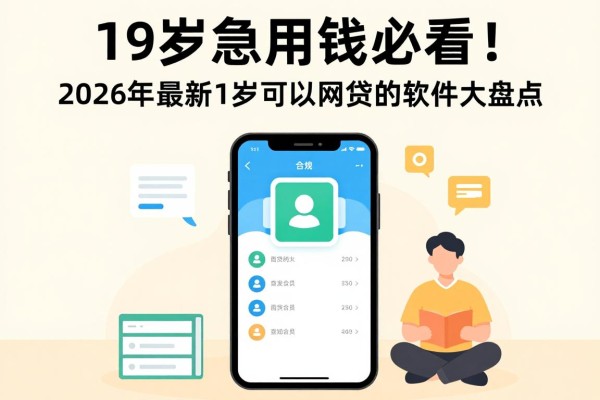 19岁急用钱必看!2026年最新19岁可以网贷的软件大盘点,亲测攻略都在这里了