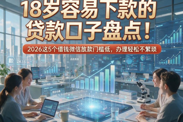 18岁容易下款的贷款口子盘点!2026这5个借钱微信放款门槛低、办理轻松不繁琐