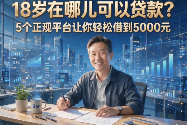 18岁在哪儿可以贷款？5个正规平台让你轻松借到5000元