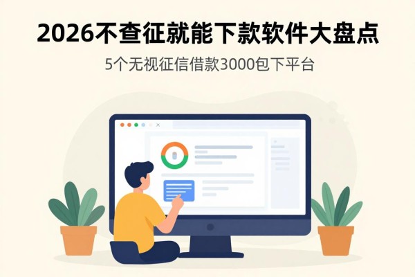 2026不查征信就能下款的软件大盘点!这5个无视征信借款3000包下平台速收藏