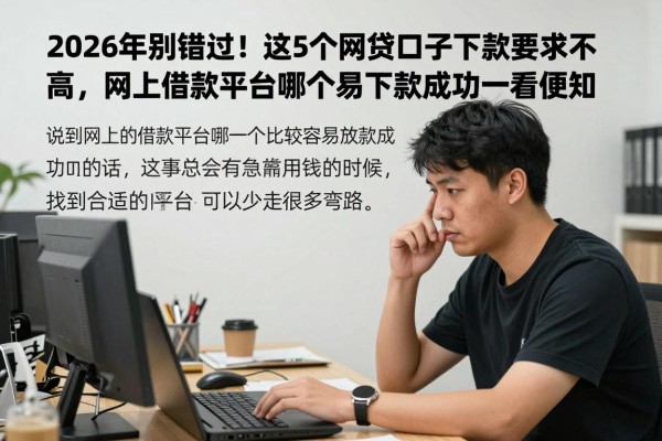 2026年别错过！这5个网贷口子下款要求不高，网上借款平台哪个容易下款成功一看便知