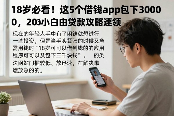 18岁必看!这5个借钱app包下3000,2026小白贷款攻略速领