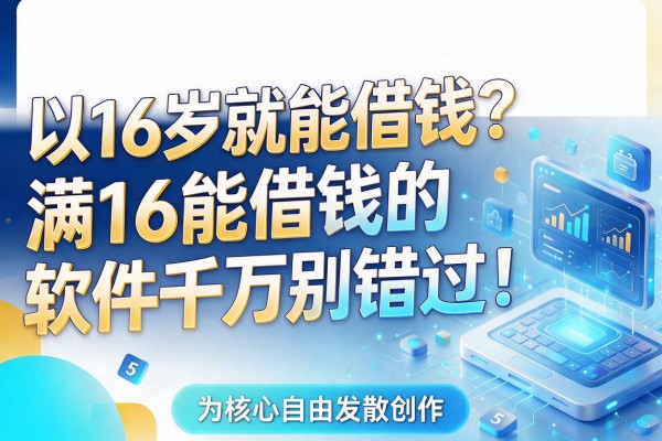 16岁就能借钱?这5款满16能借钱的软件千万别错过!
