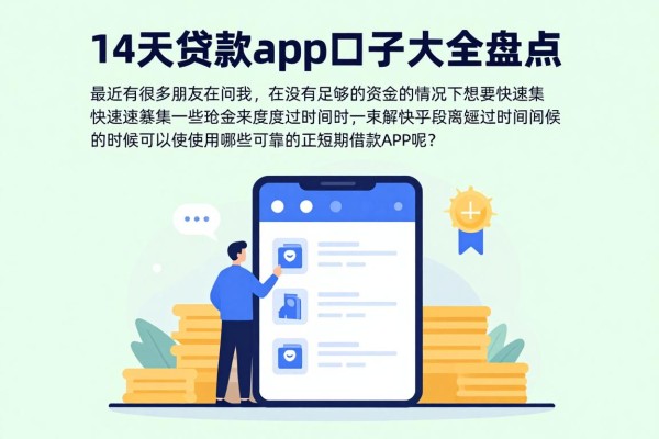 14天贷款app口子大全盘点!这5个4000借款口子资质要求不高,用过都说行