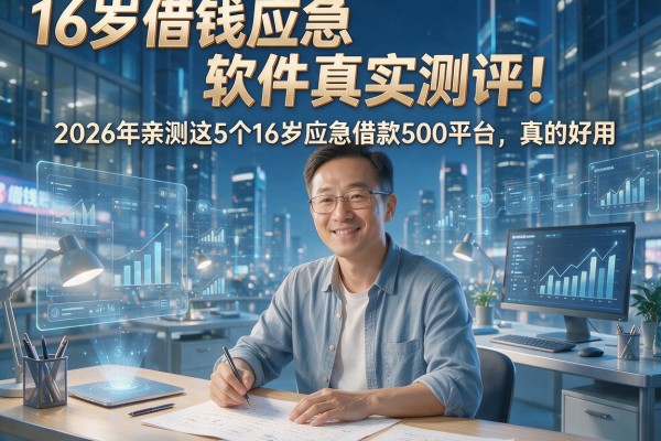16岁借钱应急软件真实测评!2026年亲测这5个16岁应急借款500平台,真的好用