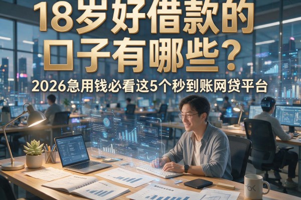 18岁好借款的口子有哪些?2026急用钱必看这5个秒到账网贷平台
