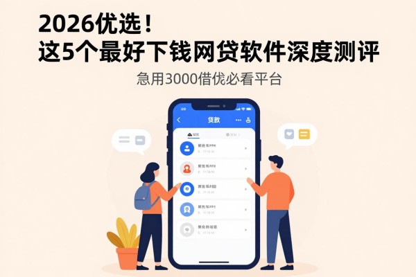 2026优选!这5个最好下钱网贷的软件深度测评,急用3000借款必看平台