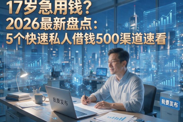 17岁急用钱?2026最新盘点:5个快速私人借钱500渠道速看!