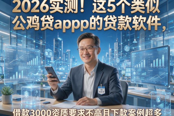 2026实测!这5个类似公鸡贷app的贷款软件,借款3000资质要求不高且下款案例超多