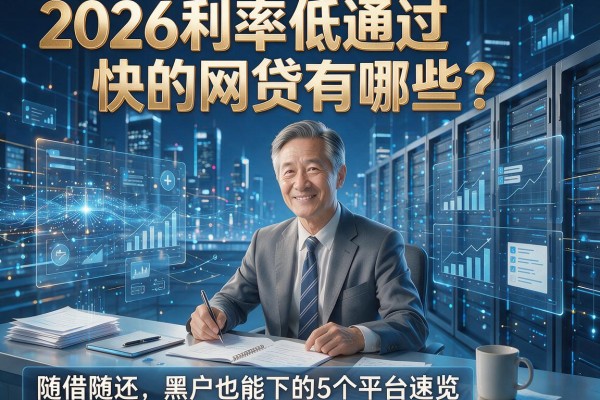 2026利率低通过快的网贷有哪些？随借随还、黑户也能下的5个平台速览！