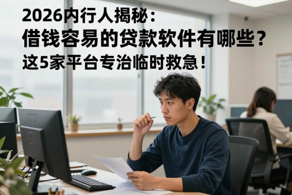 2026内行人揭秘：借钱容易的贷款软件有哪些？这5家平台专治临时救急！