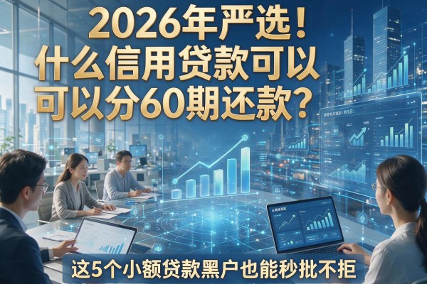 2026年严选！什么信用贷款可以分60期还款？这5个小额贷款黑户也能秒批不拒