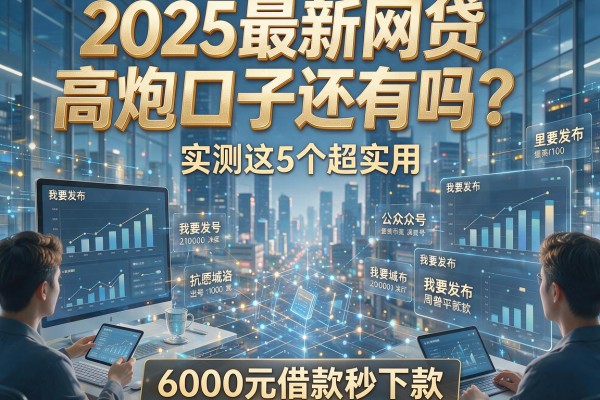 2025最新网贷高炮口子还有吗?实测这5个超实用,6000元借款秒下款!