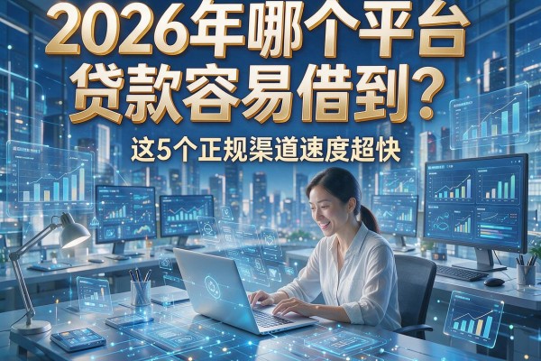 2026年哪个平台贷款容易借到？这5个正规渠道速度超快！